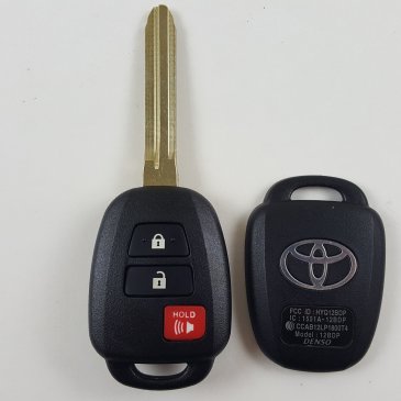 TOYOTA HEAD KEY H-CHIP UNCUT BLADE 3B